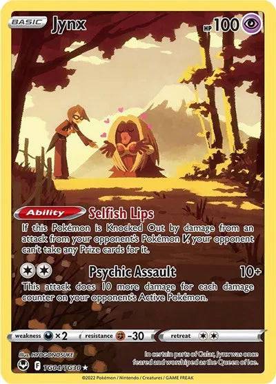 Jynx TG04/TG30 - Silver Tempest Trainer Gallery - Holofoil