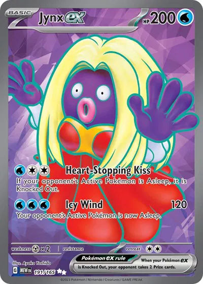 Jynx ex 191/165 - Scarlet & Violet 151 - Holofoil