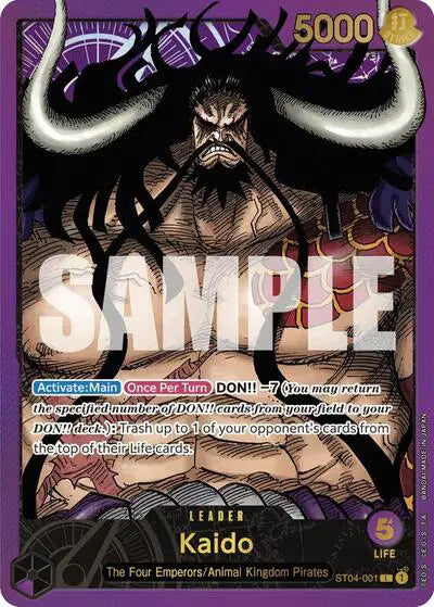 Kaido (Leader Collection) ST04-001 - Promotion Cards - Foil