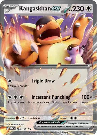 Kangaskhan ex 115/165 - Scarlet & Violet 151 - Holofoil
