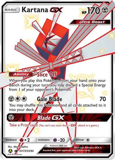Kartana GX SV73/SV94 - Hidden Fates: Shiny Vault - Holofoil