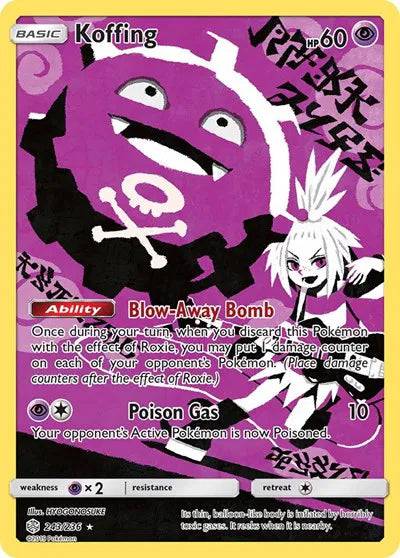 Koffing 243/236 - Cosmic Eclipse - Holofoil