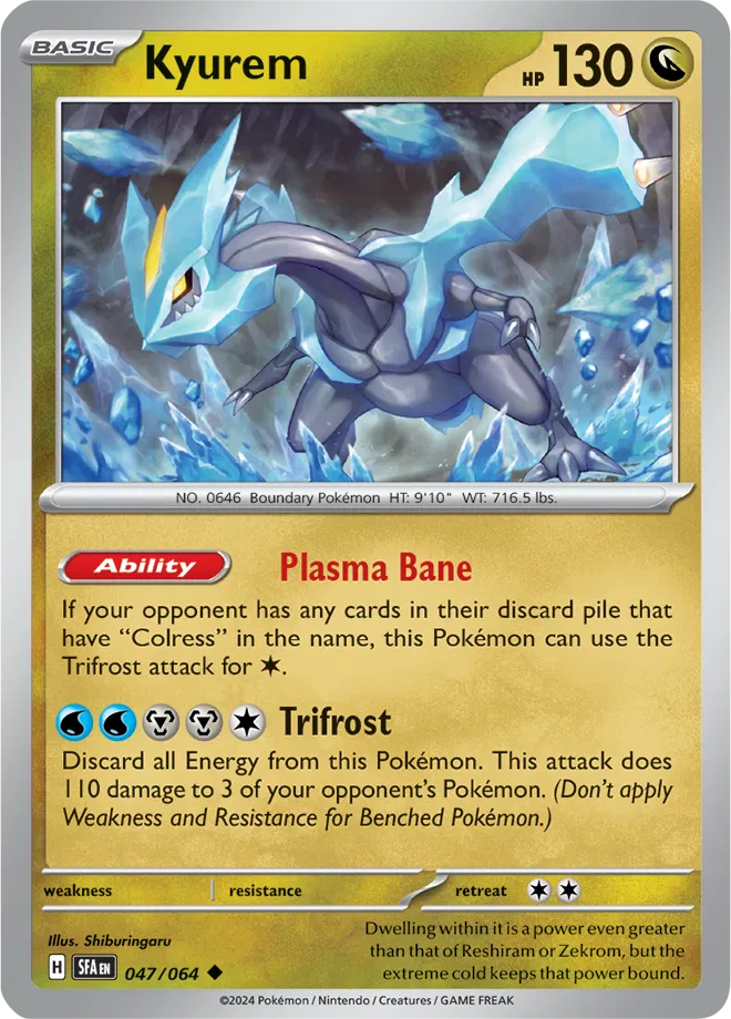 Kyurem 047/064 - Shrouded Fable - Reverse Holofoil