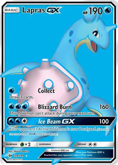 Lapras GX 139/149 - Sun & Moon - Holofoil