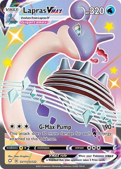 Lapras VMAX SV111/SV122 - Shining Fates: Shiny Vault - Holofoil