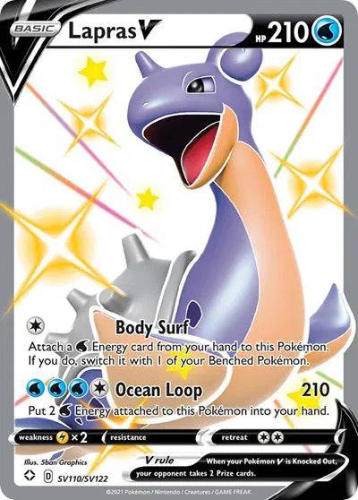 Lapras V SV110/SV122 - Shining Fates: Shiny Vault - Holofoil