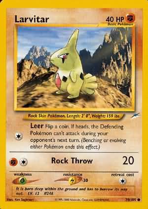 Larvitar 70/105 - Neo Destiny (Unlimited) - Normal