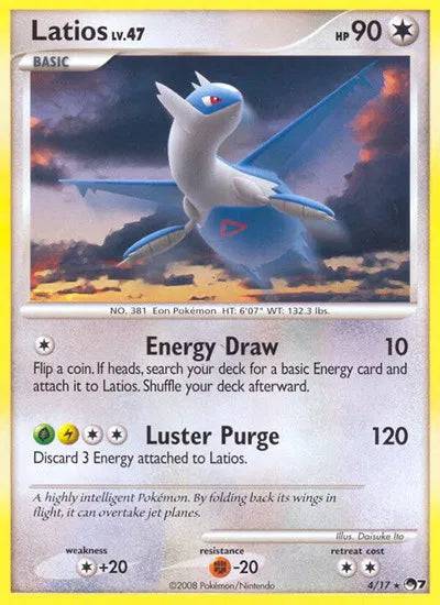 Latios Lv.47 4/17 - POP Series 7 - Holofoil