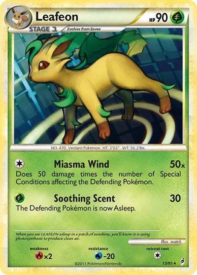 Leafeon 13/95 - Call of Legends - Reverse Holofoil