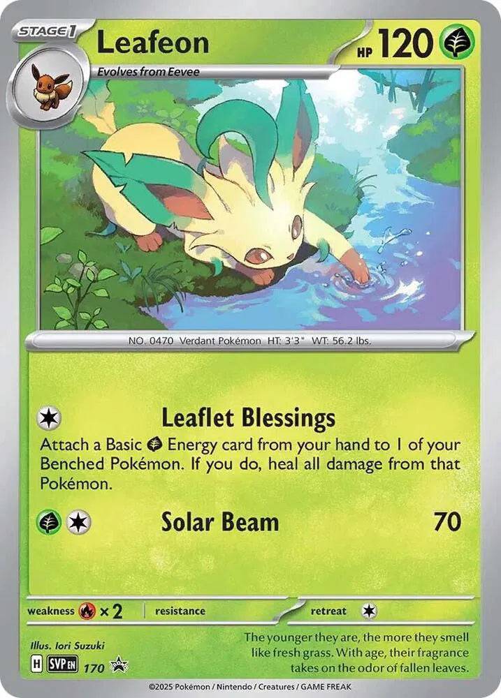 Leafeon 170 - Scarlet & Violet Promo - Cosmos Holo
