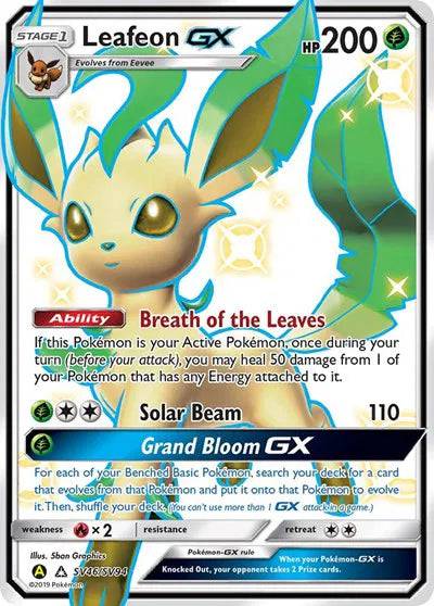 Leafeon GX SV46/SV94 - Hidden Fates: Shiny Vault - Holofoil