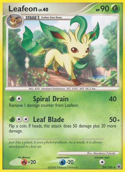 Leafeon Lv.40 24/100 - Majestic Dawn - Normal