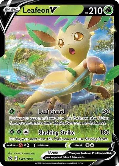 Leafeon V SWSH194 - Sword & Shield Promo - Holofoil