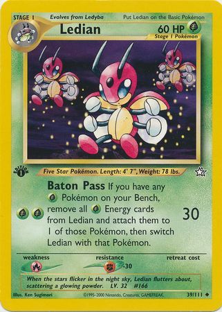 Ledian 39/111 - Neo Genesis (1st Edition) - Normal