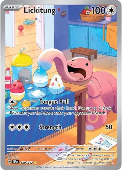 Lickitung 180/162 - Temporal Forces - Holofoil