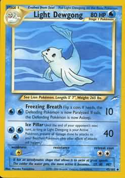 Light Dewgong 45/105 - Neo Destiny (Unlimited) - Normal