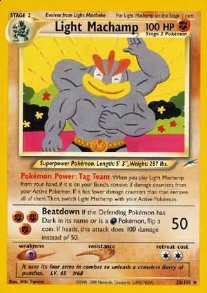 Light Machamp 25/105 - Neo Destiny (Unlimited) - Normal