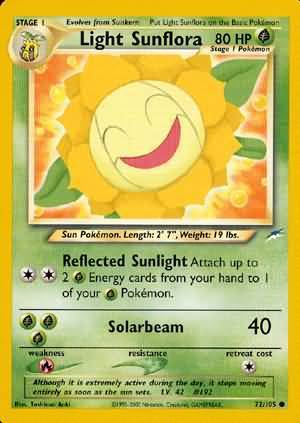 Light Sunflora 72/105 - Neo Destiny (Unlimited) - Normal