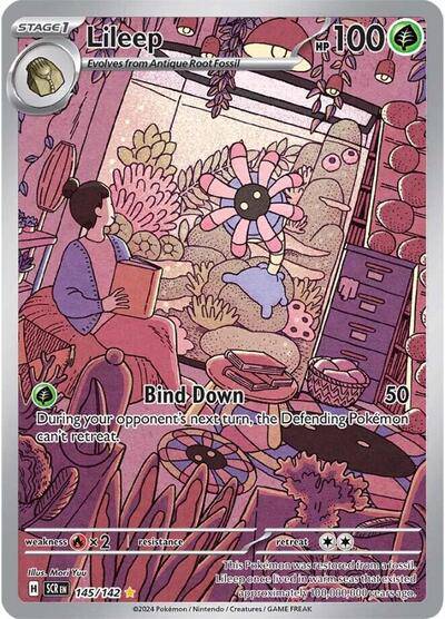 Lileep 145/142 - Stellar Crown - Holofoil