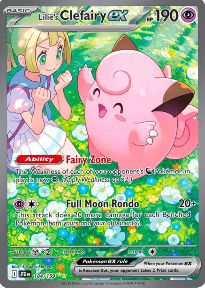 Lillie's Clefairy ex 184/159 - Journey Together - Holofoil