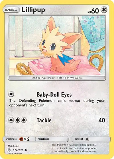 Lillipup 174/236 - Cosmic Eclipse - Reverse Holofoil