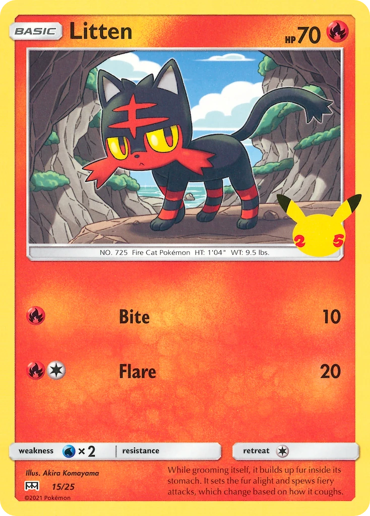 Litten 15/25 - McDonald's 25th Anniversary Promos - Normal