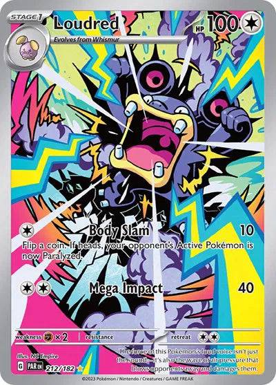 Loudred 212/182 - Paradox Rift - Holofoil