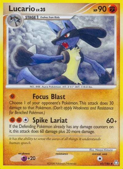 Lucario Lv.35 61/146 - Legends Awakened - Normal