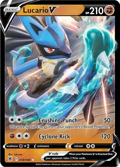 Lucario V 078/189 - Astral Radiance - Holofoil