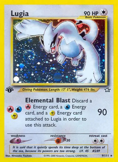 Lugia 9/111 – Neo Genesis (1. Auflage) – Holofoil
