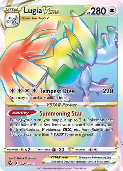 Lugia VSTAR 202/195 - Silver Tempest - Holofoil