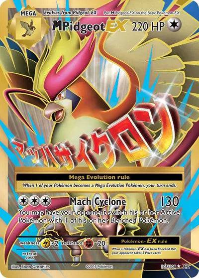 M Pidgeot EX 105/108 - Evolutions - Holofoil