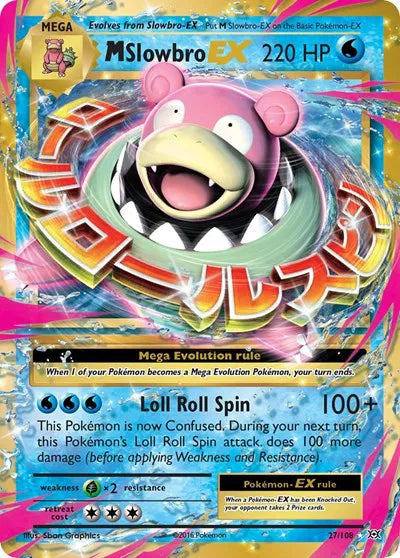 M Slowbro EX 27/108 - Evolutions - Holofoil