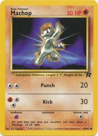 Machop 59/82 - Team Rocket (Unlimited) - Normal