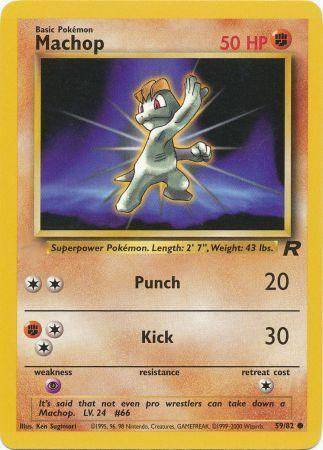 Machop 59/82 - Team Rocket (Unlimited) - Normal