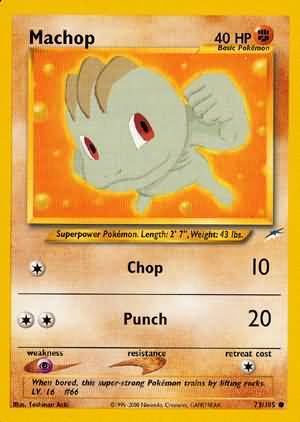 Machop 73/105 - Neo Destiny (Unlimited) - Normal