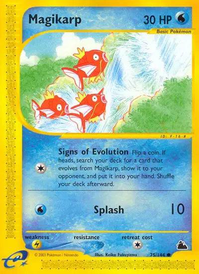 Magikarp 75/144 - Skyridge - Normal
