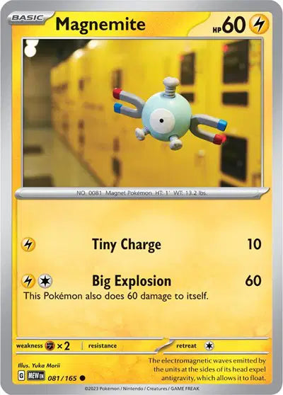 Magnemite 081/165 - Scarlet & Violet 151 - Reverse Holofoil