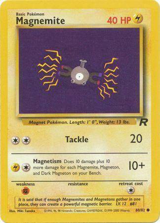 Magnemite 60/82 - Team Rocket (Unlimited) - Normal