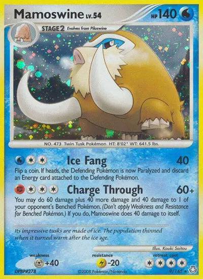 Mamoswine Lv.54 9/146 - Legends Awakened - Holofoil
