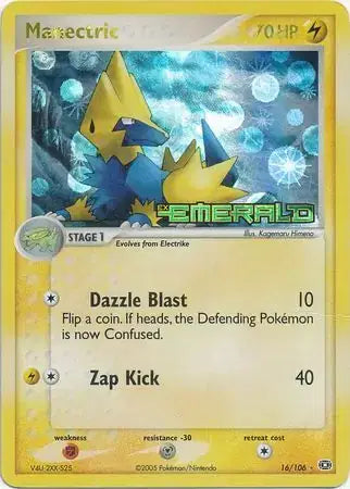 Manectric 16/106 - EX Emerald - Reverse Holofoil
