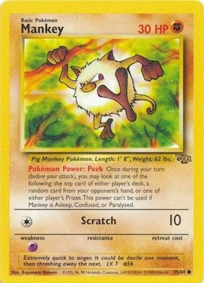 Mankey 55/64 - Jungle (Unlimited) - Normal