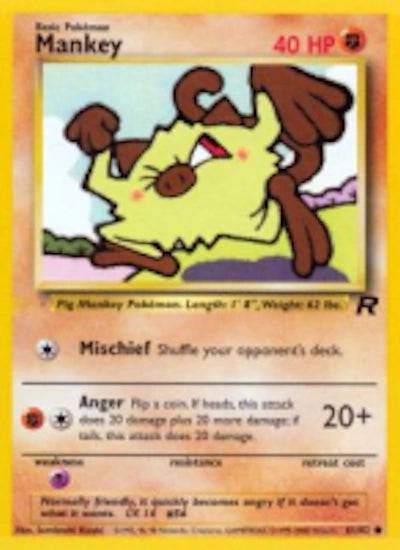 Mankey 61/82 - Team Rocket (Unlimited) - Normal