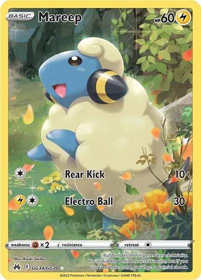 Mareep GG34/GG70 - Crown Zenith: Galarian Gallery - Holofoil