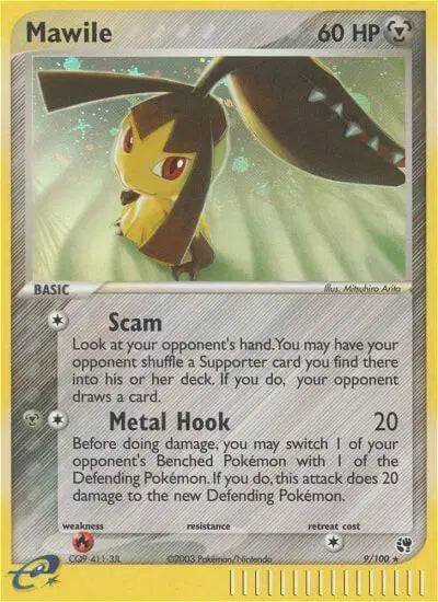 Mawile 9/100 - EX Sandstorm - Reverse Holofoil