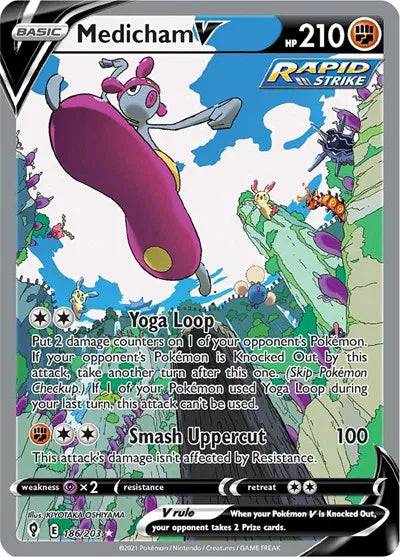 Medicham V 186/203 - Evolving Skies - Holofoil