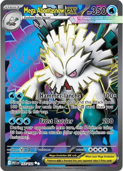 Mega Abomasnow ex 157/132 - Mega Evolution - Holofoil