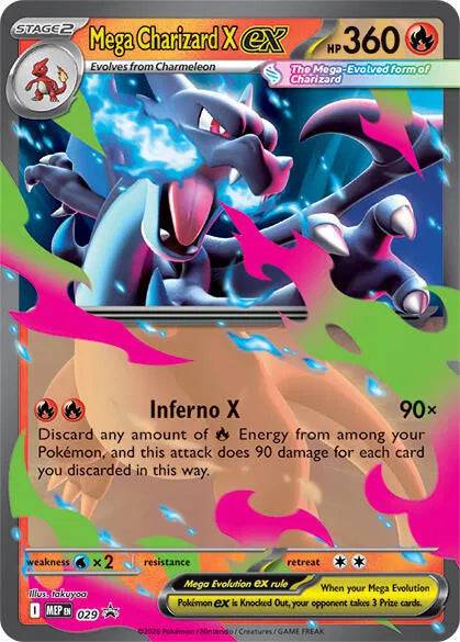 Mega Charizard X ex 029 - Mega Evolution Promos - Holofoil