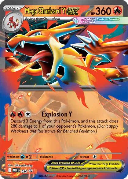 Mega Charizard Y ex 030 - Mega Evolution Promos - Holofoil