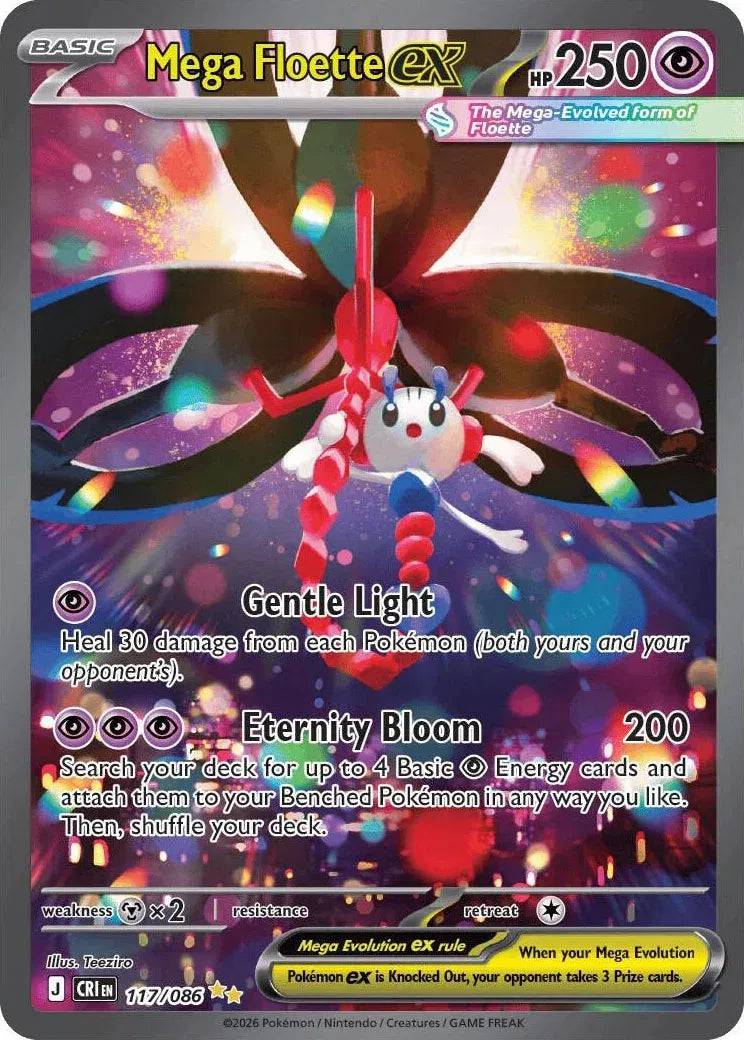 Mega Floette ex 117/086 - Chaos Rising - Holofoil